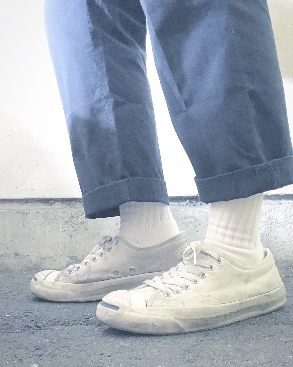 “Plane -white-” Socks × jack purcell(converse)  