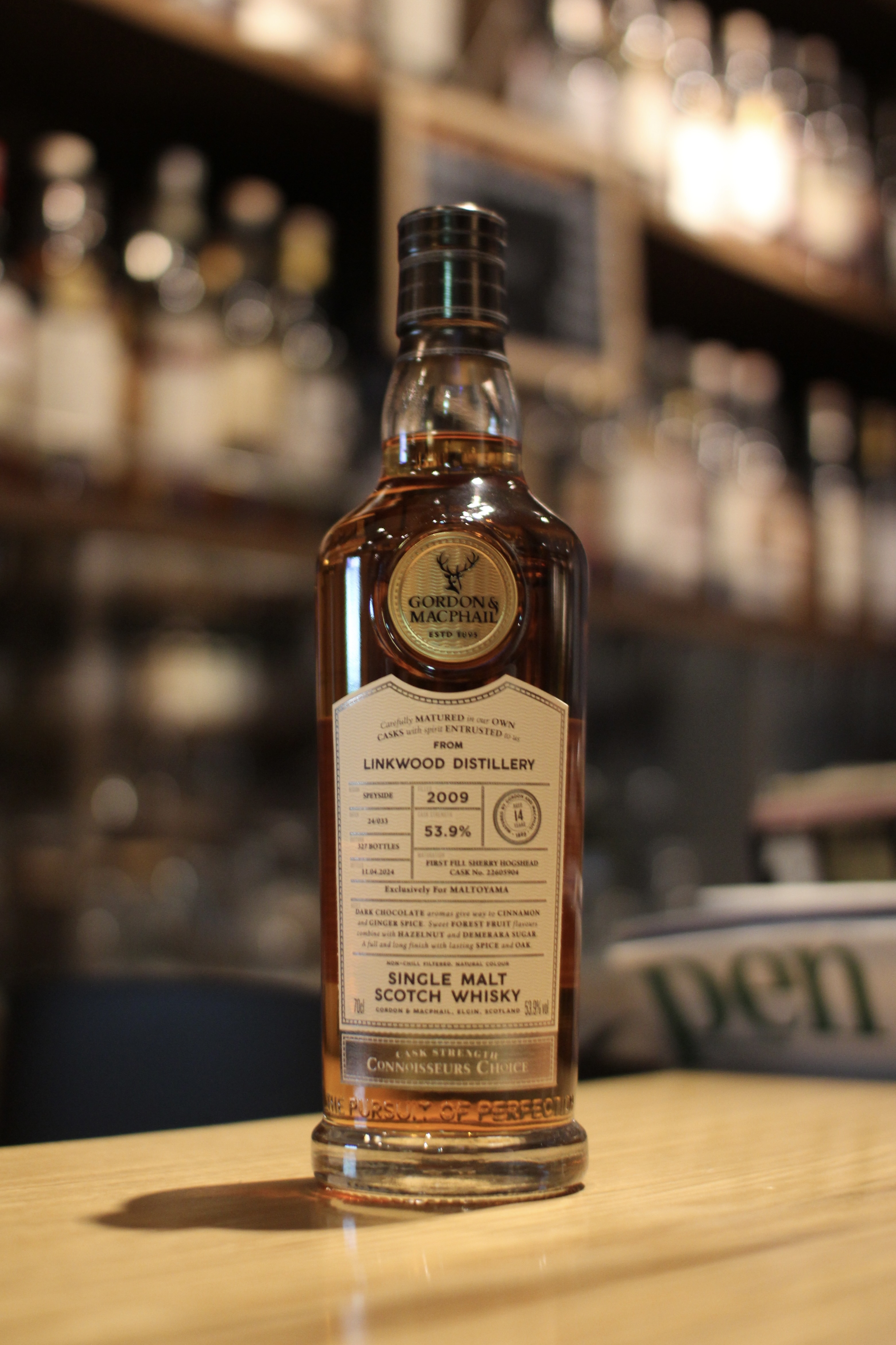 入荷です「リンクウッド 2009 14年 1stFillシェリーホグスヘッド for モルトヤマ」