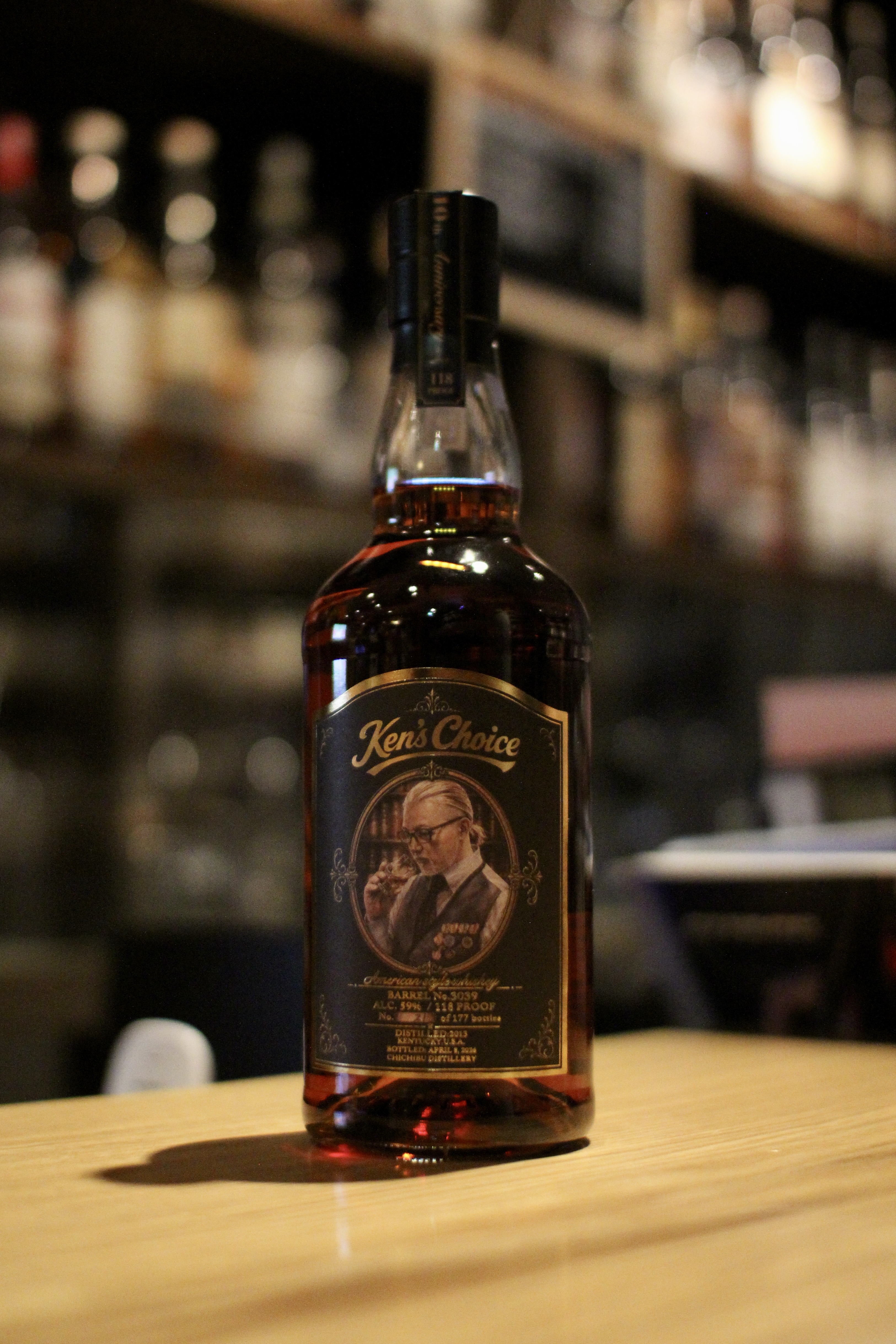 入荷です「ken's choice American Style Whiskey・・・。