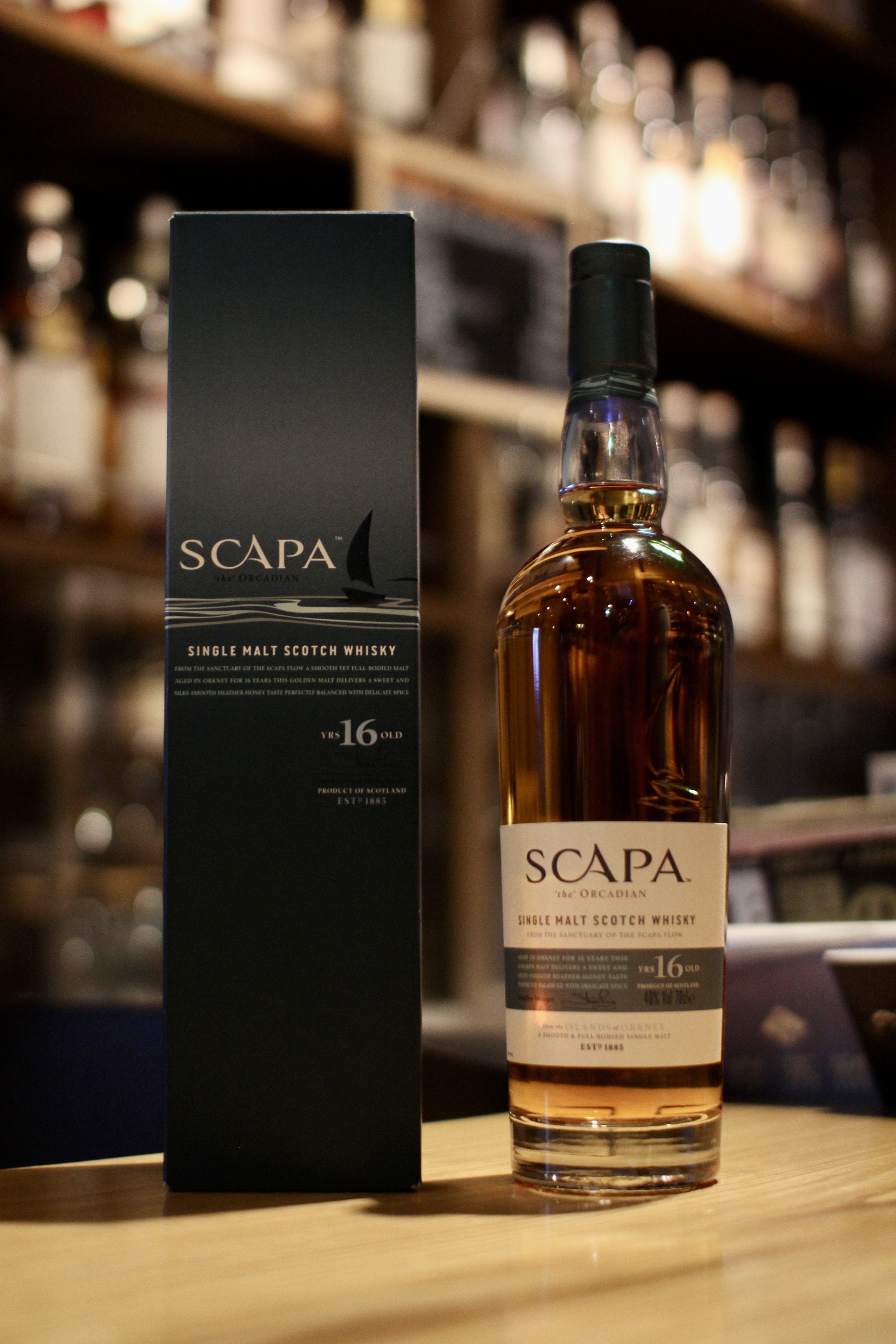 15周年記念開栓No.1です「スキャパ 16年 旧ボトル」