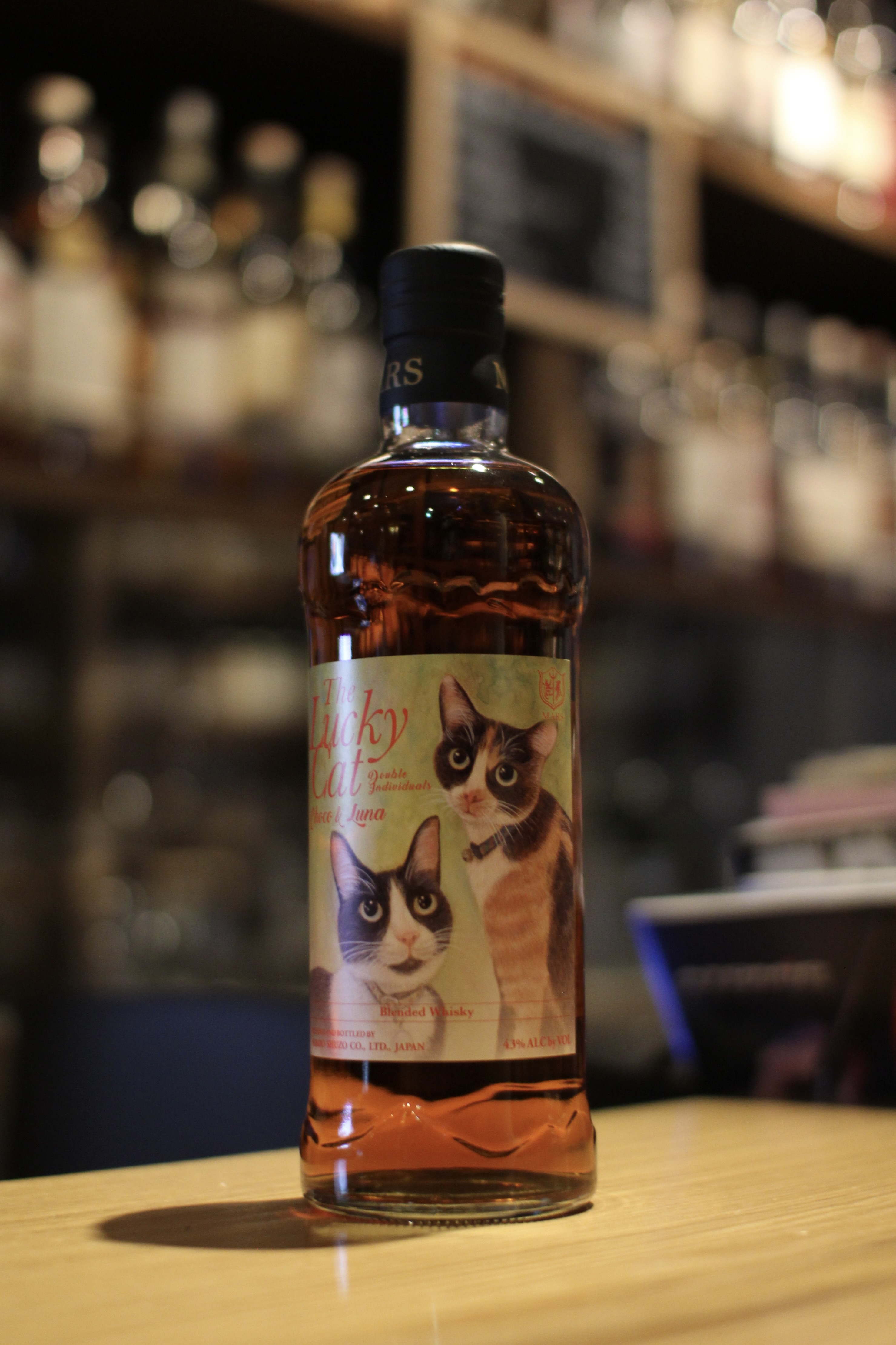 入荷です「マルスウイスキー ザ・ラッキーキャット チョコ＆ルナ」