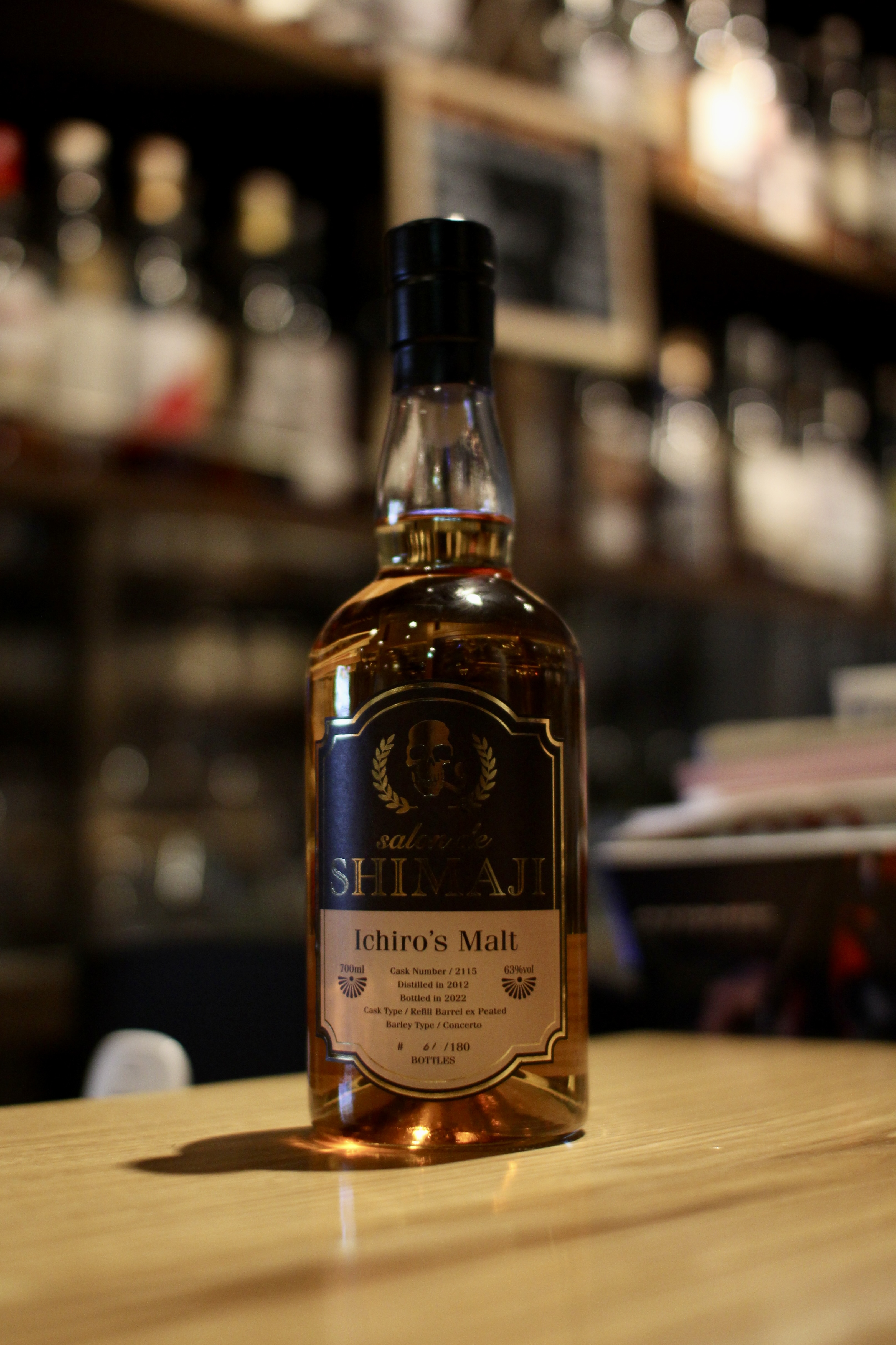 入荷です「イチローズモルト シングルカスク秩父第1 2012-2022 リフィル・・・。」
