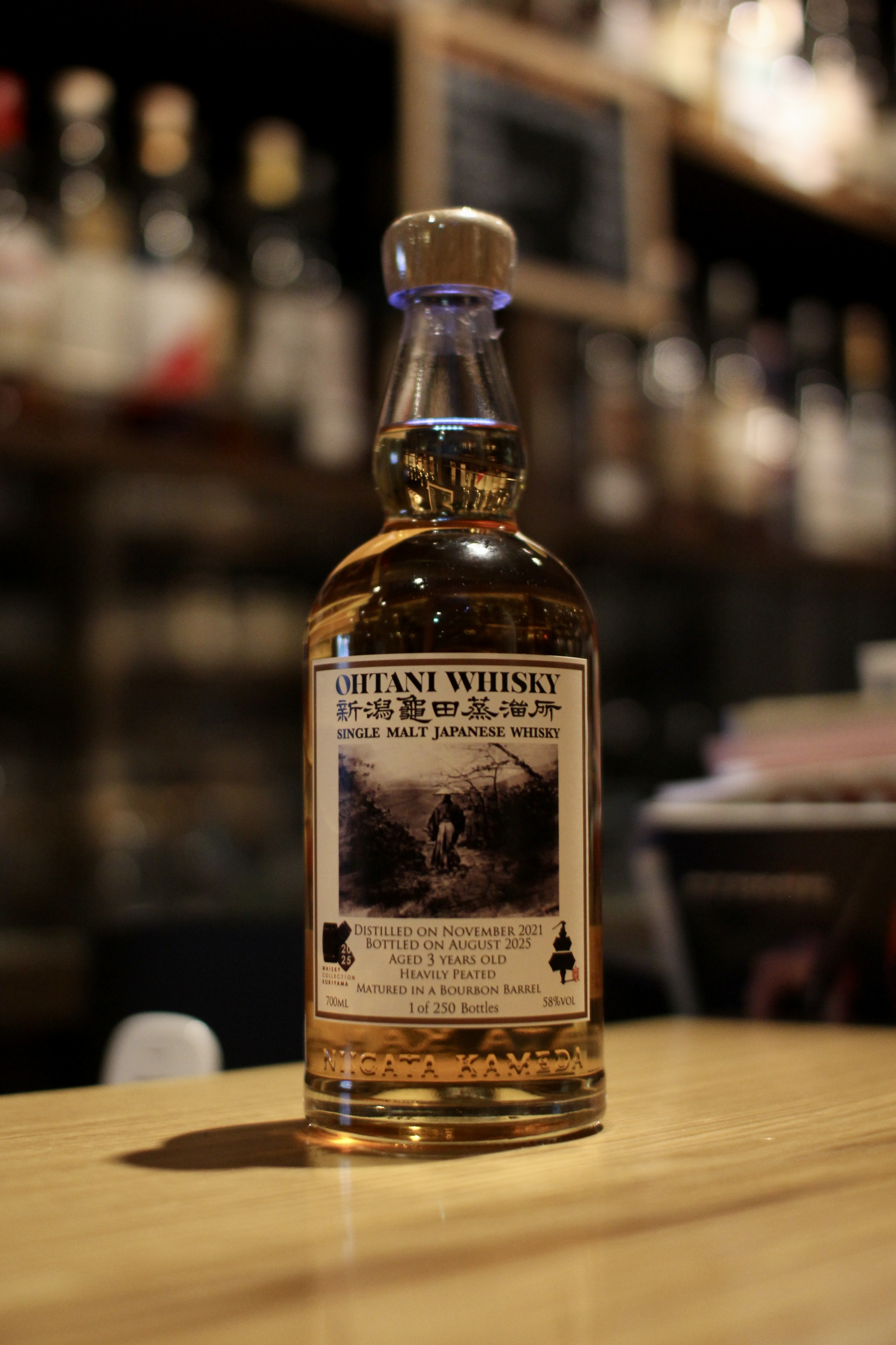 入荷です「新潟亀田蒸溜所 シングルカスク亀田 2021 3年 バーボンバレル・・・。