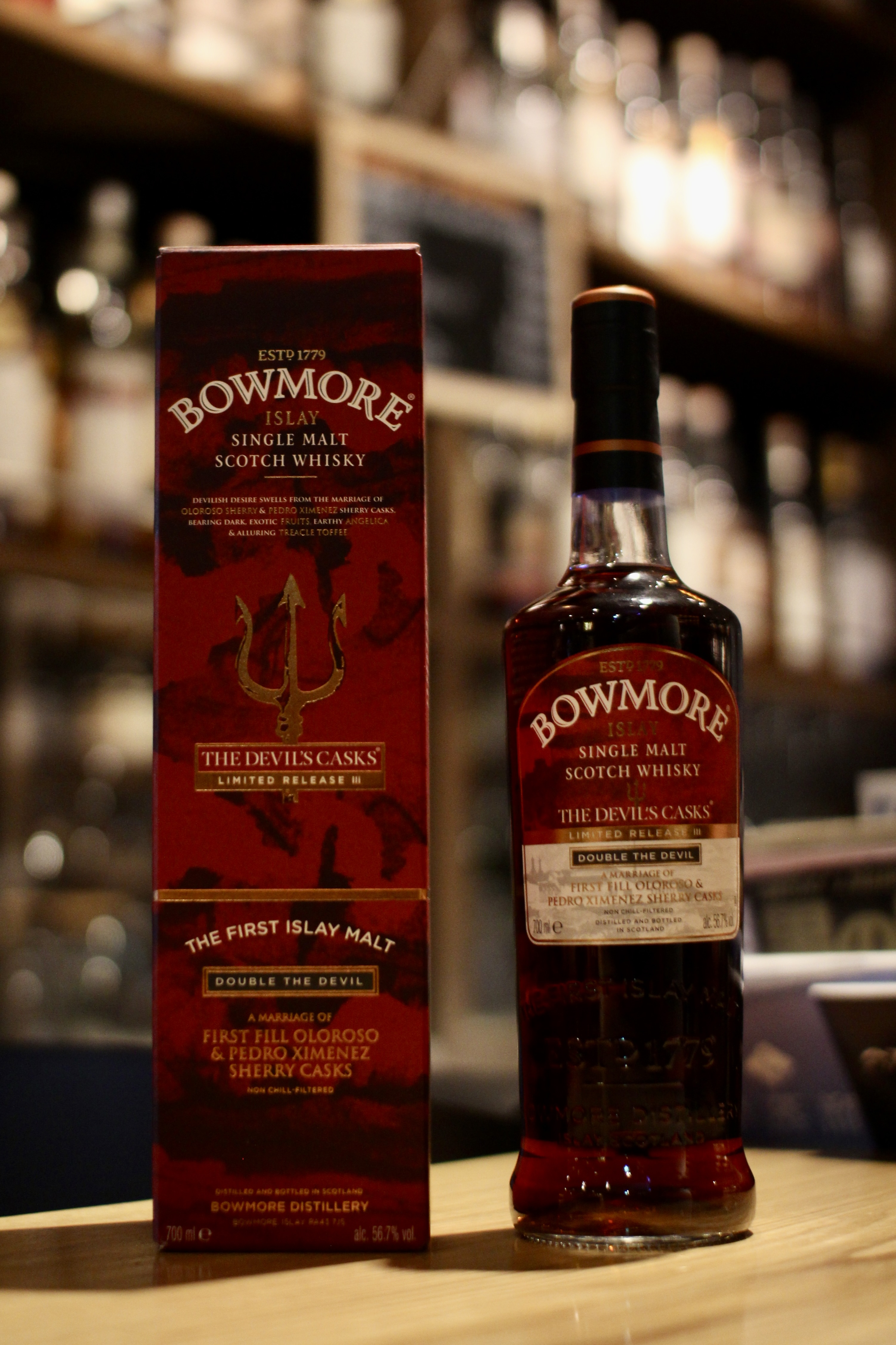 15周年記念開栓No.3です「ボウモア デビルズカスク 3rd 」