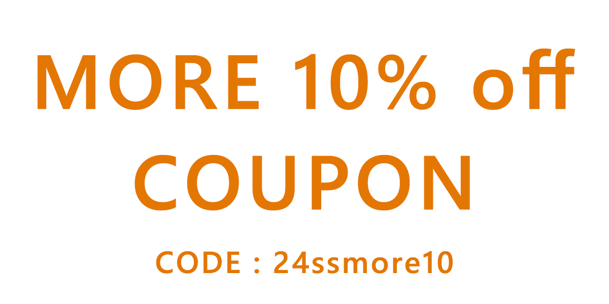 MORE 10%off クーポン配布