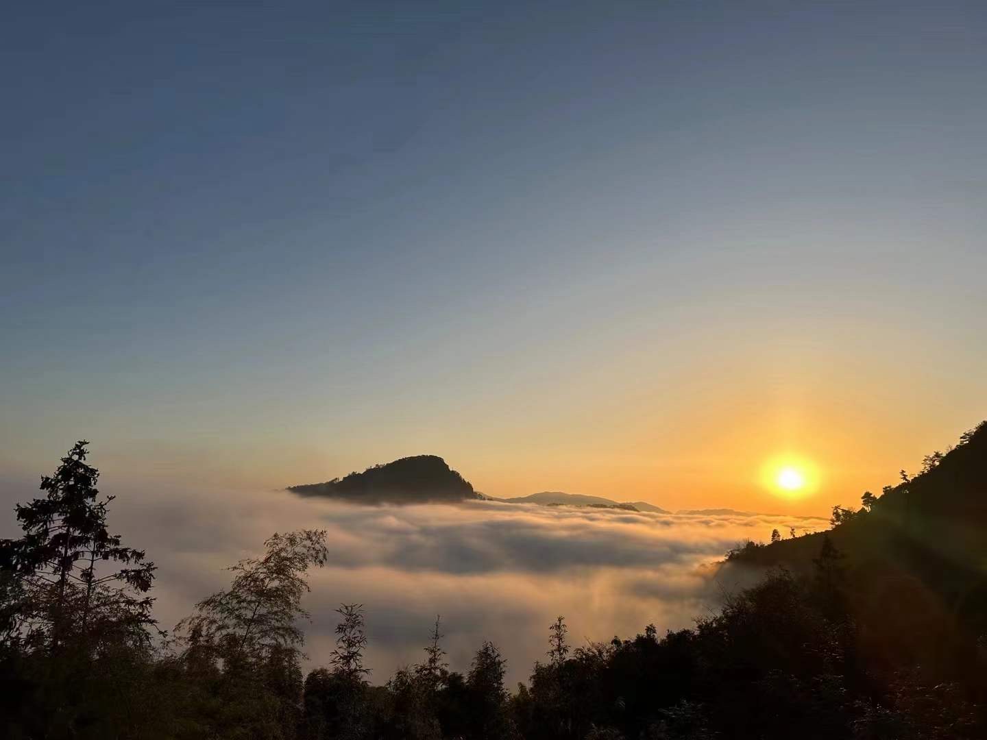 武夷山の朝