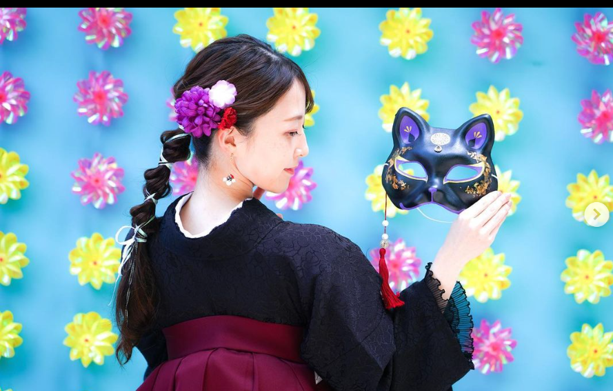 モデルのナミさんが当店の髪飾りを撮影用にお使いいただきました！！