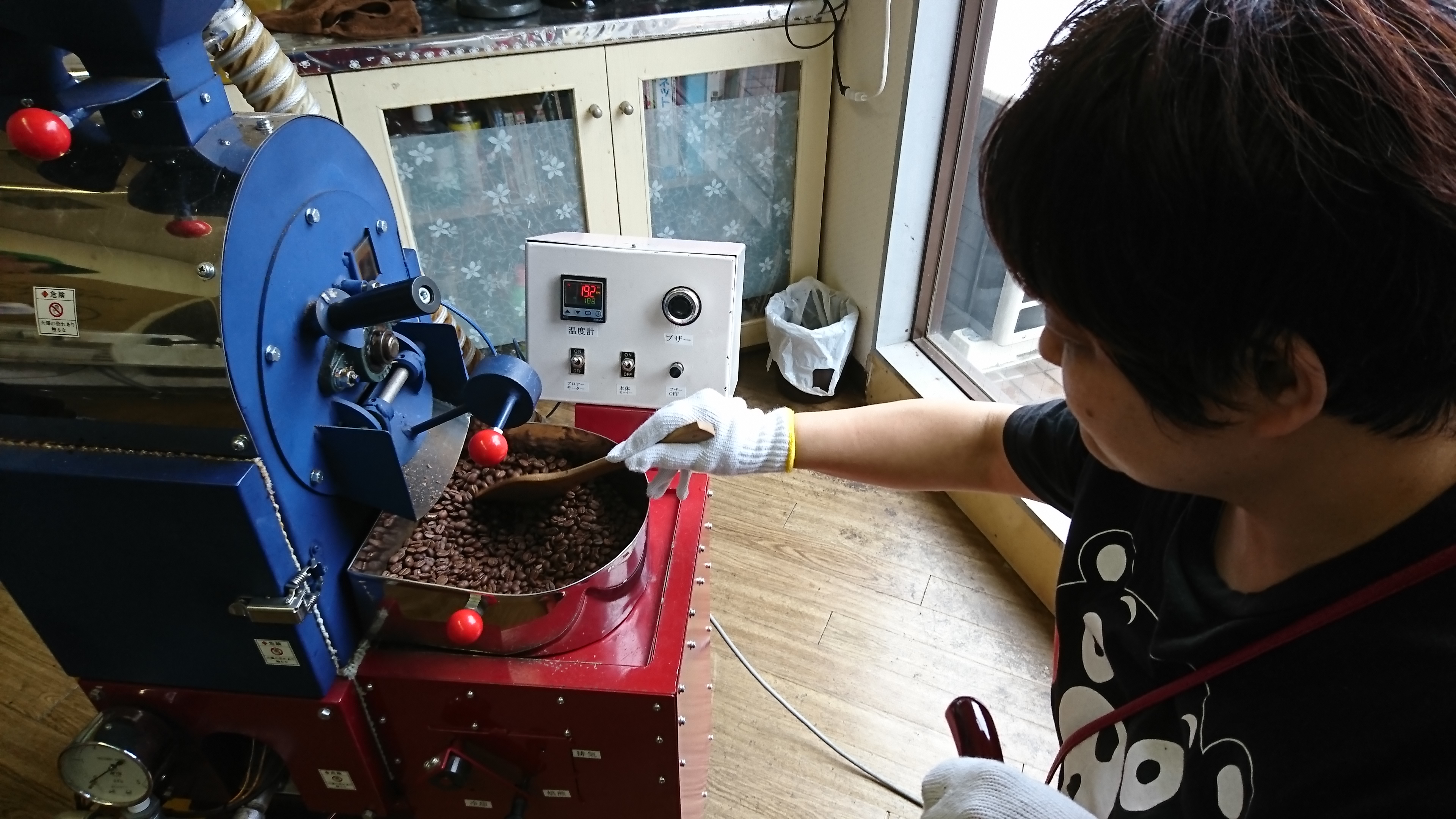 コーヒーの焙煎