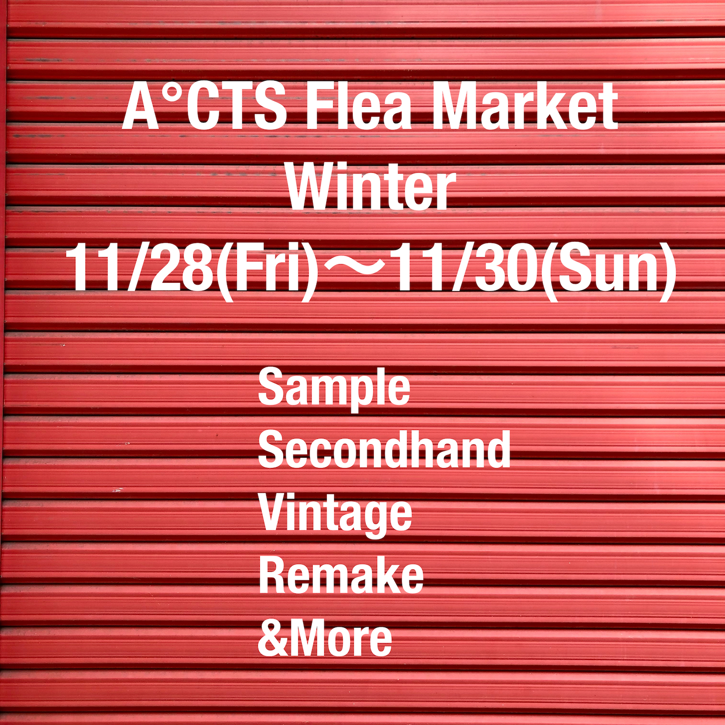 A℃ TS Flea Market Winter