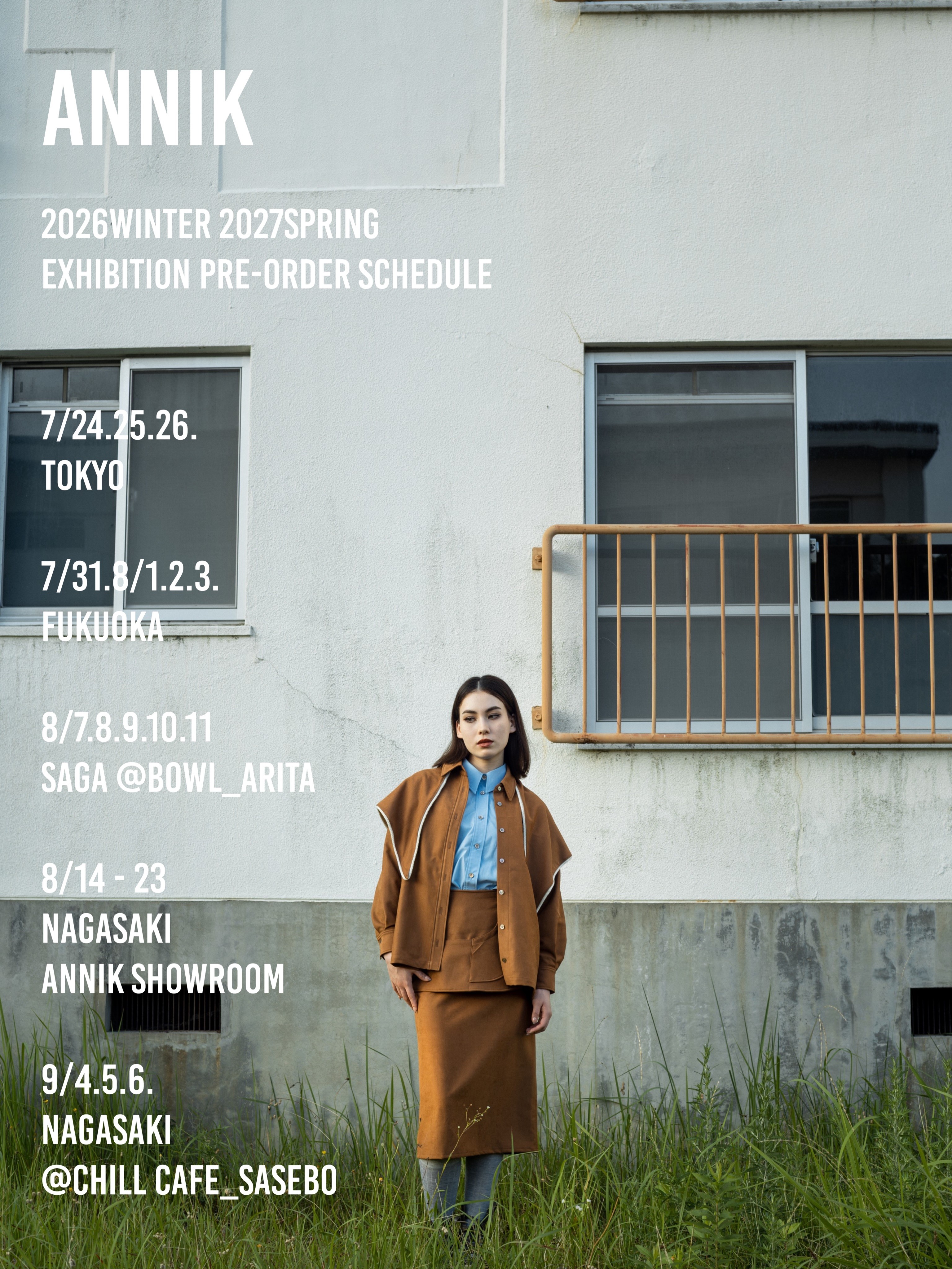 【展示会のご案内】2026 Winter / 2027 Spring Collection