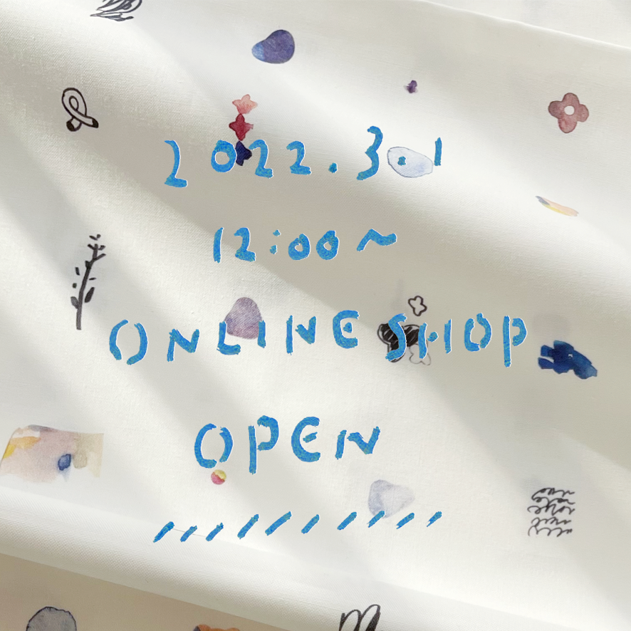 ● 3/1-3/8　期間限定 online shop open !