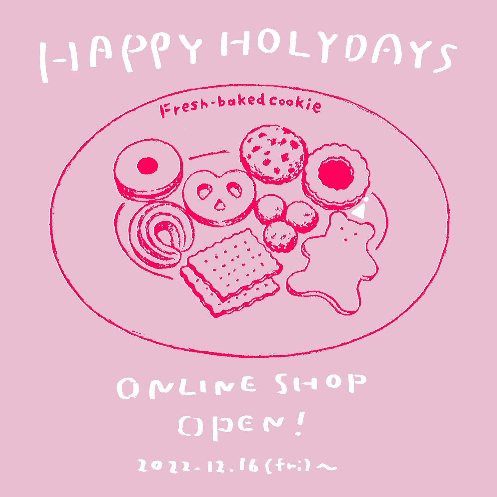 ●12/16-12/18  期間限定 online shop　Happy holydays~~!!