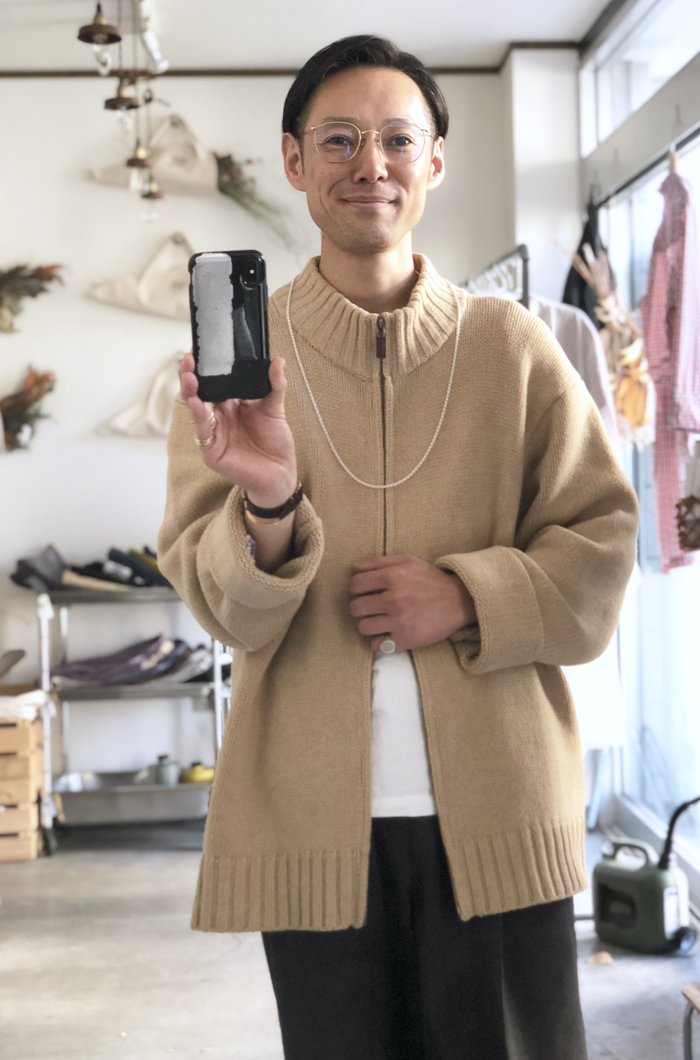 角型時計とアップルウォッチ