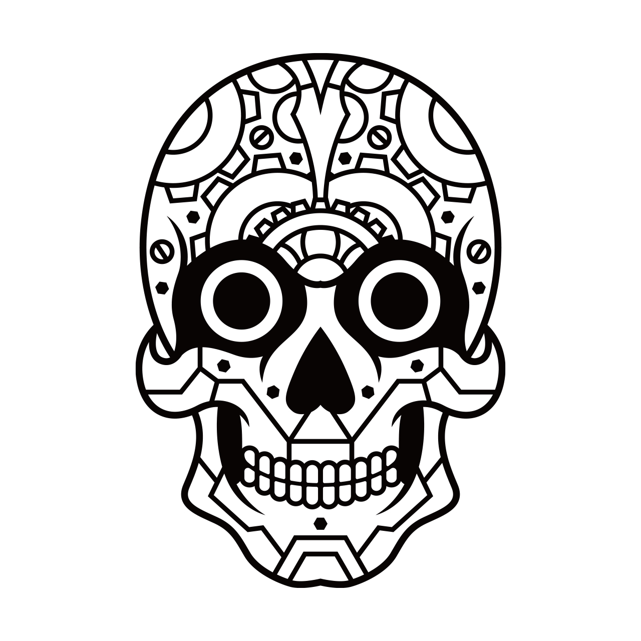 ウォールステッカーアート：Skull-01の販売を開始しました。