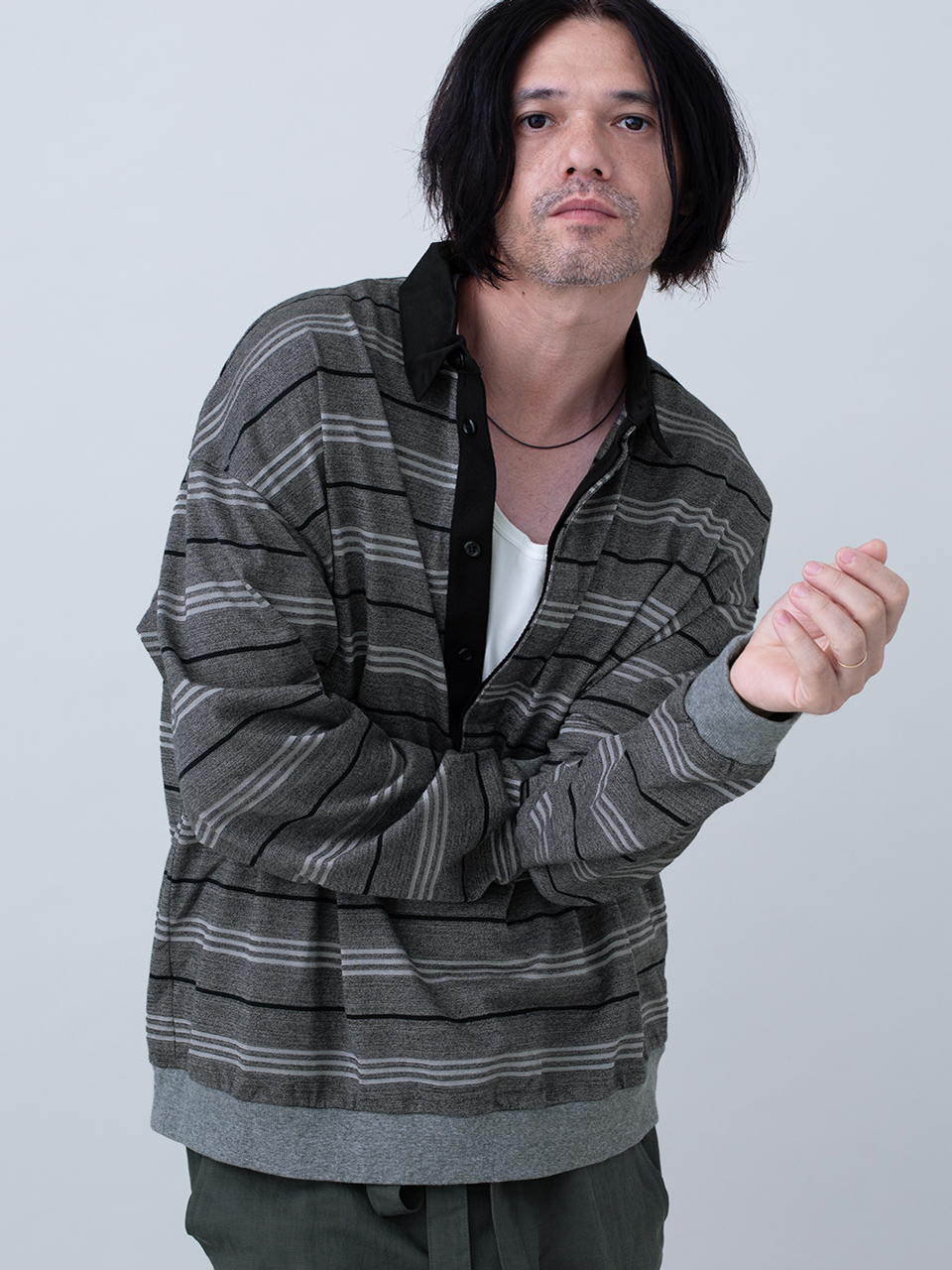 EGO TRIPPING | GLOWSTRIPE RAGER ラガーシャツ