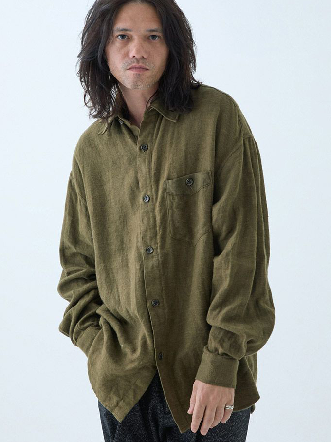 EGO TRIPPING | BRUSH LINEN リネンシャツ
