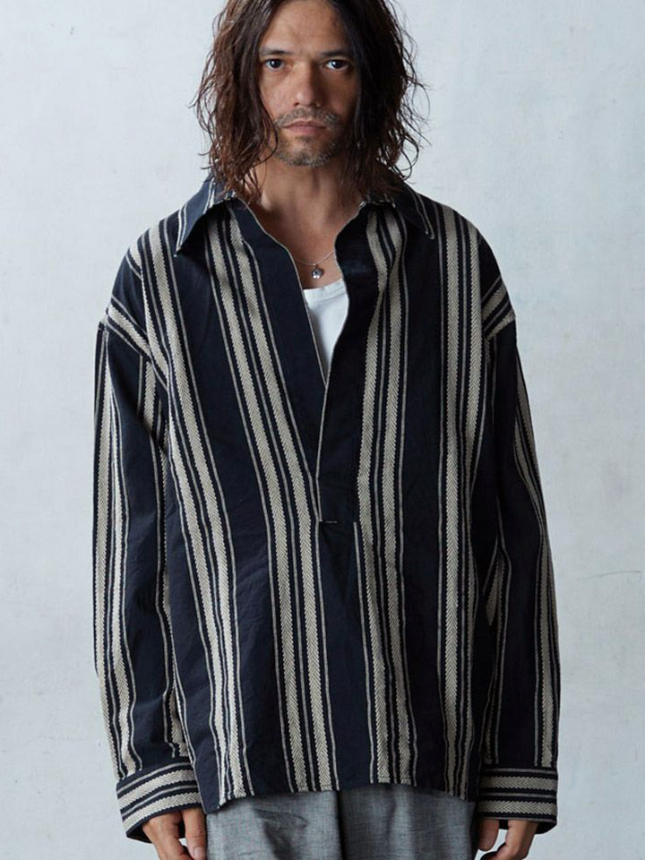EGO TRIPPING | DOBBY STRIPE SHIRT シャツ