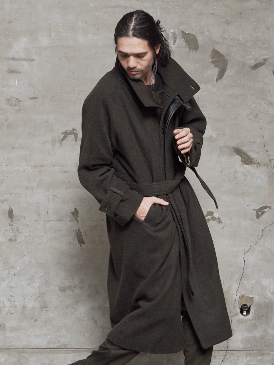 EGO TRIPPING | WOOL STAND COAT