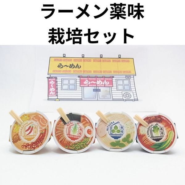 【聖心陶芸】薬味もこの一杯!ラーメン薬味栽培セット(ギフトにも!)