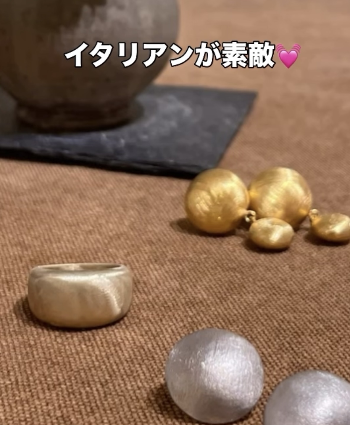 オシャレなイタリアンピアス♪
