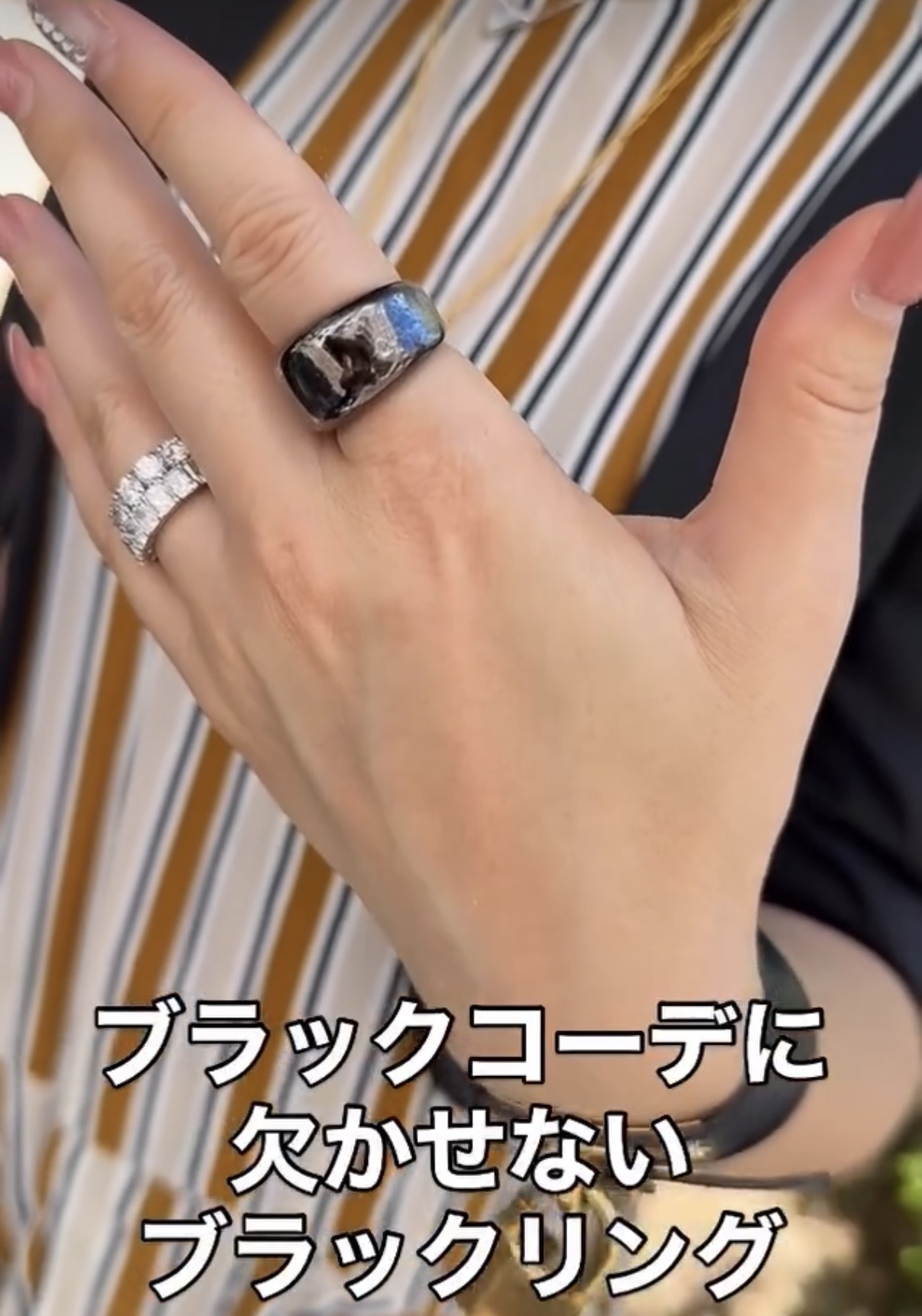 ブラックコーデ&ブラックジュエリー⭐︎