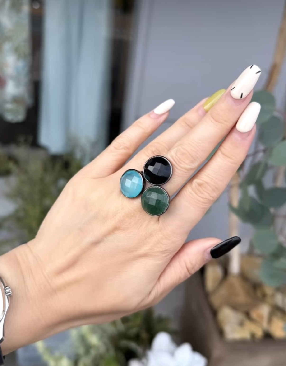 オシャレなブラックジュエリー♡