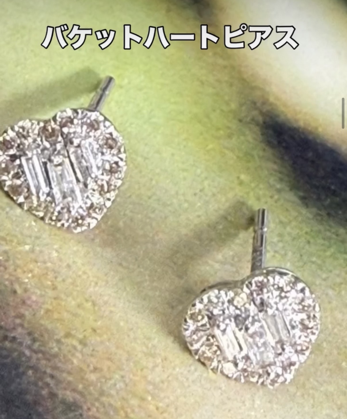 大人可愛い♡ハートピアス