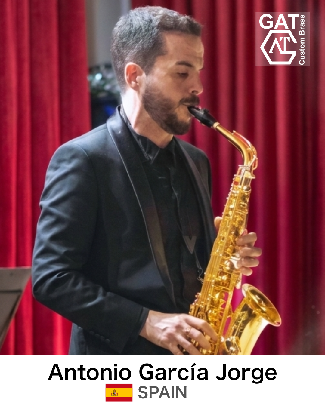 Antonio García Jorge氏がGAT Custom Brassアーティストに！