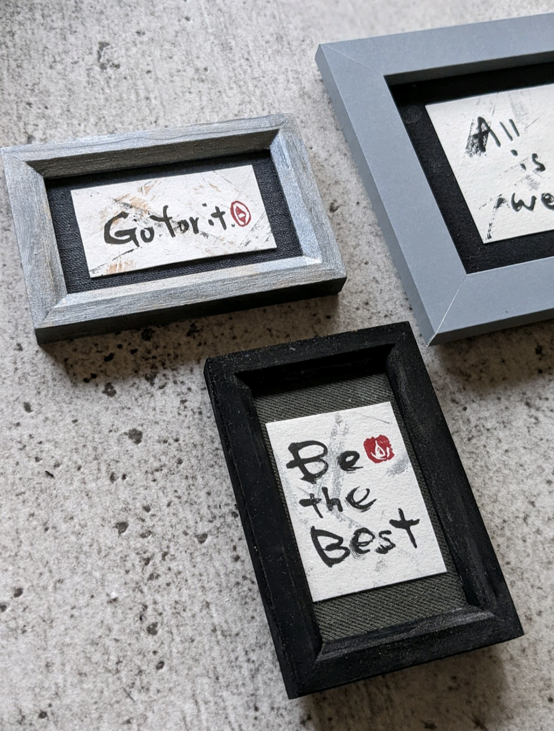 エールをおくる書作品！
