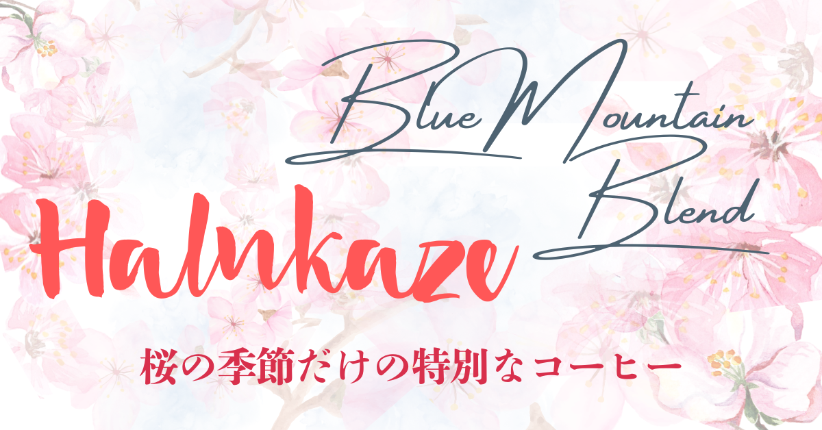 遂に登場！ブルーマウンテンブレンド『Halukaze』《数量限定》