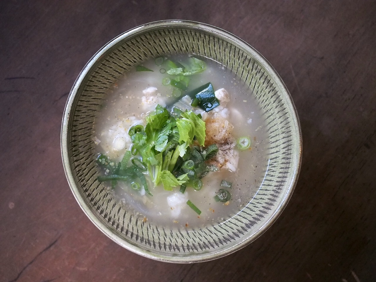 カオトムガイ(鶏肉入り雑炊)