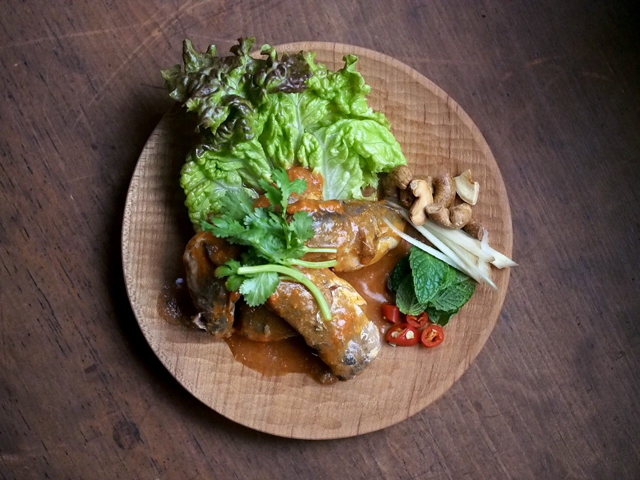 プラーカポン(鯵のトマト煮)