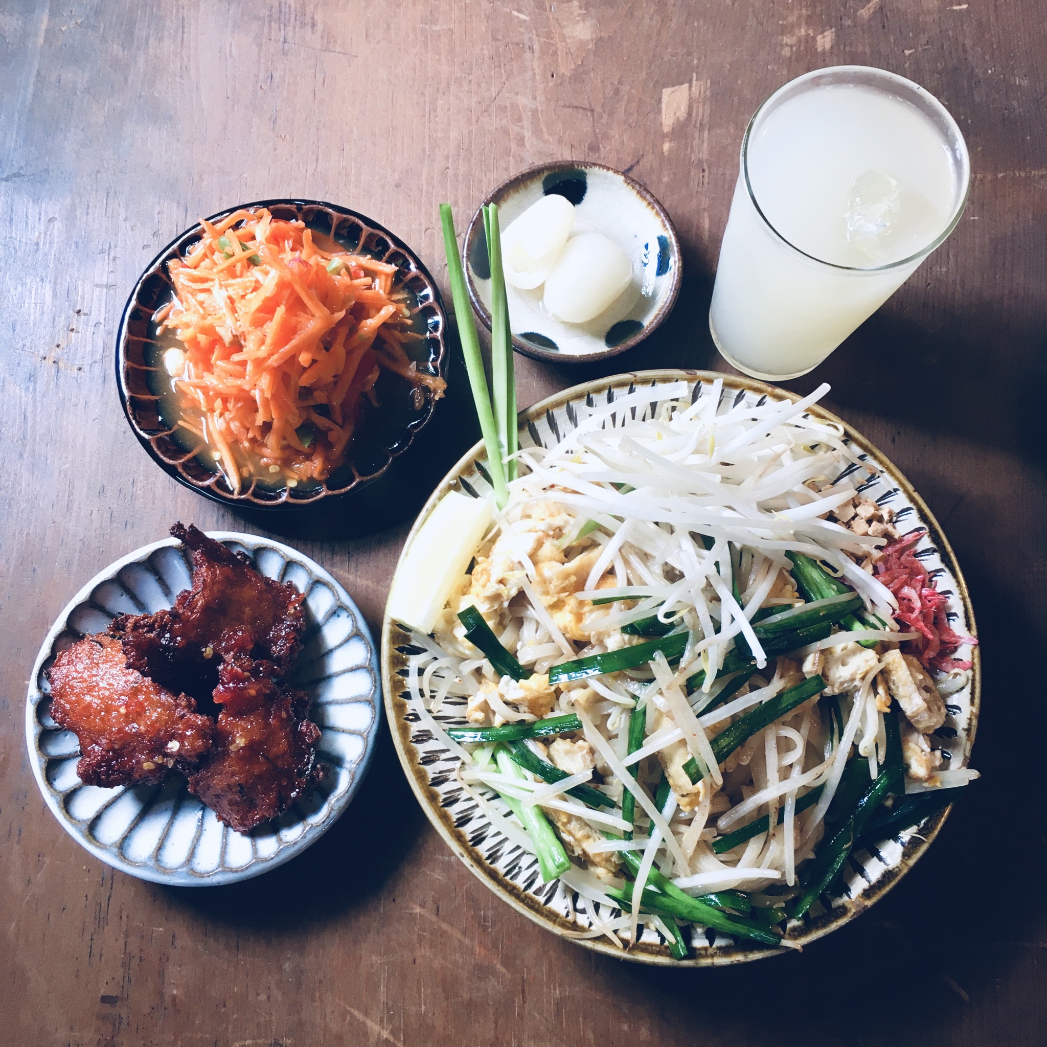 ランチのパッタイ(焼きそば)セット