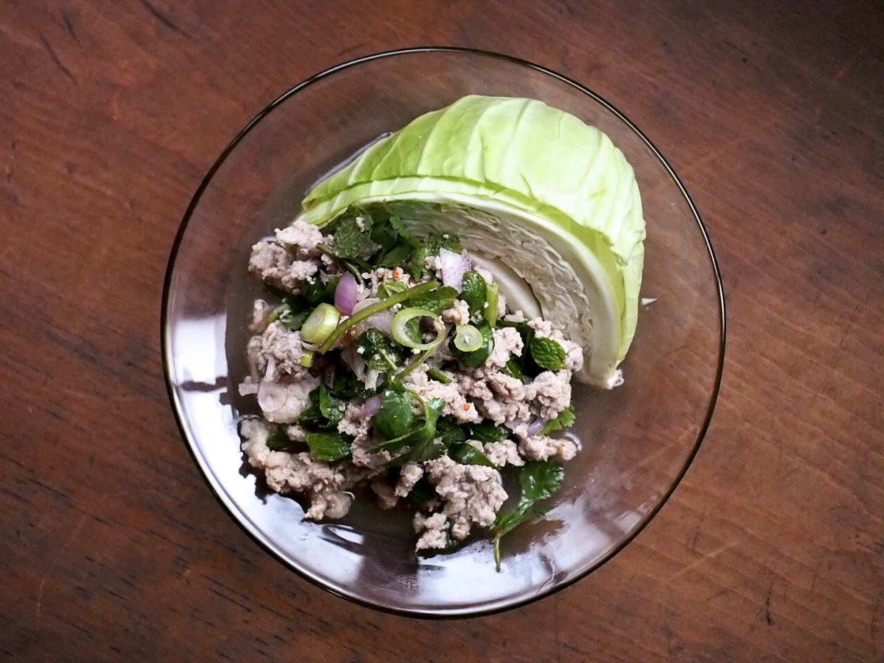 ラープムー(豚ひき肉の香草和え)