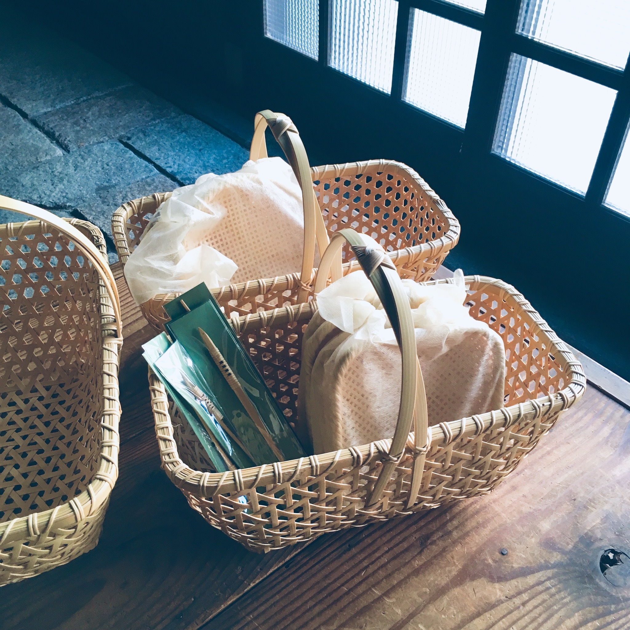 高見八州洋さんの竹製品が届きました