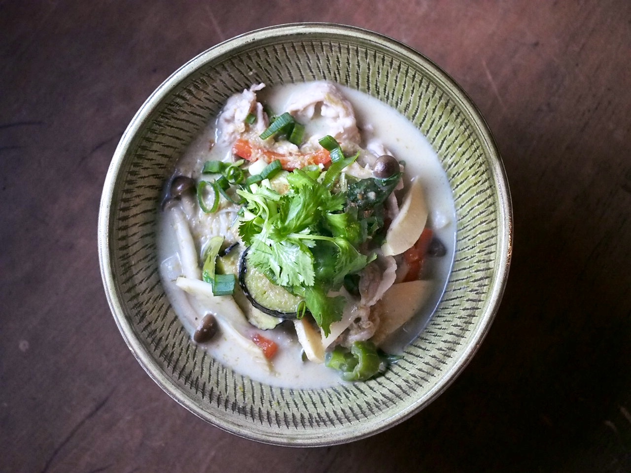 センミーゲーンキョウワーン(グリーンカレー麺)