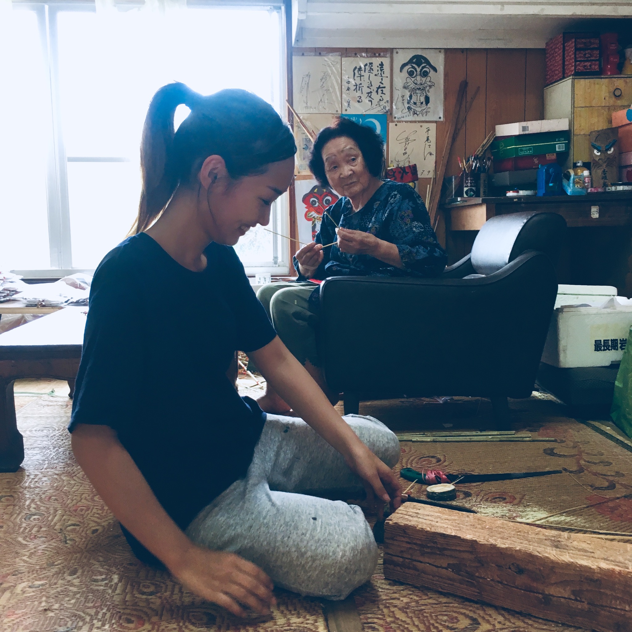 壱岐の鬼凧職人