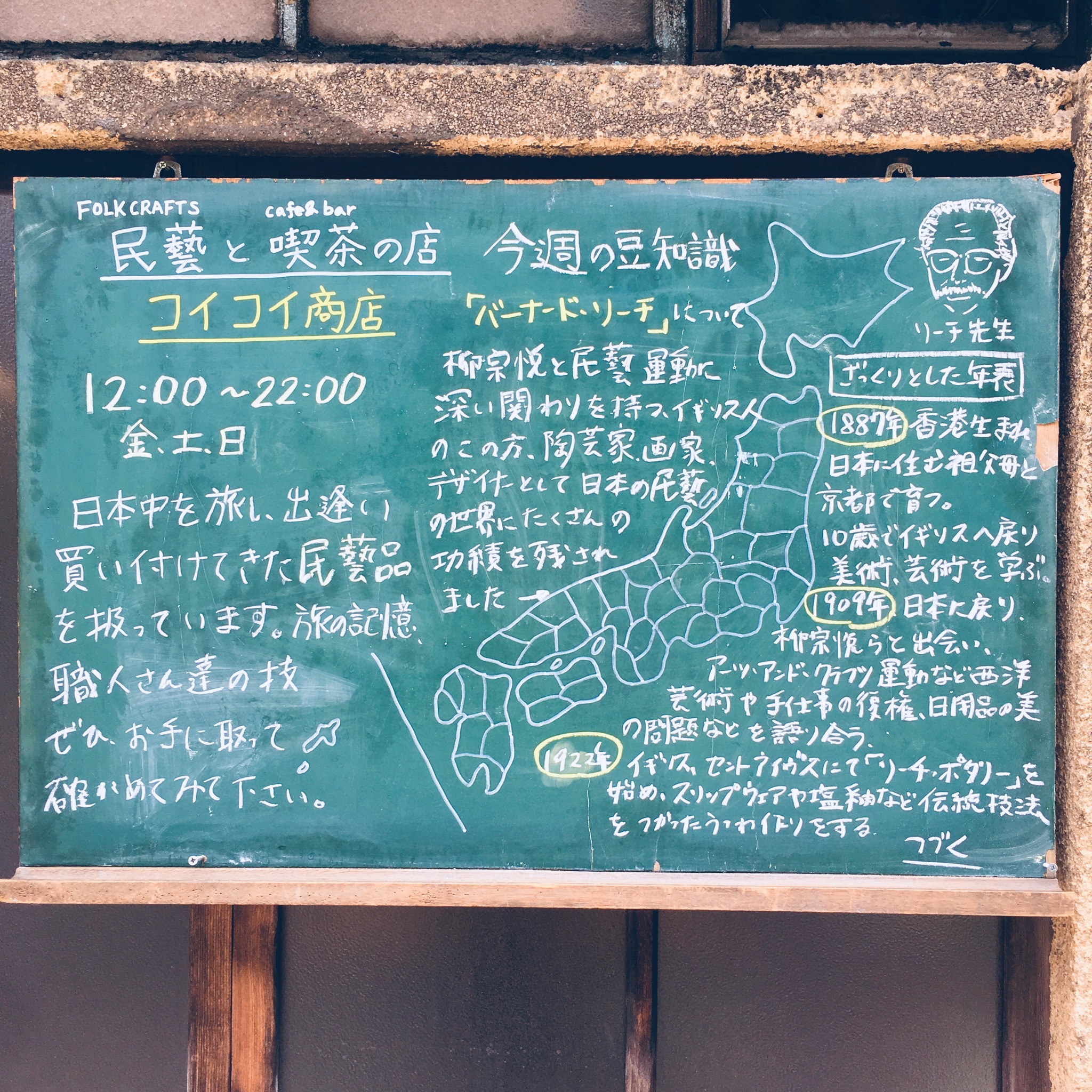 今週の豆知識【バーナード・リーチ】
