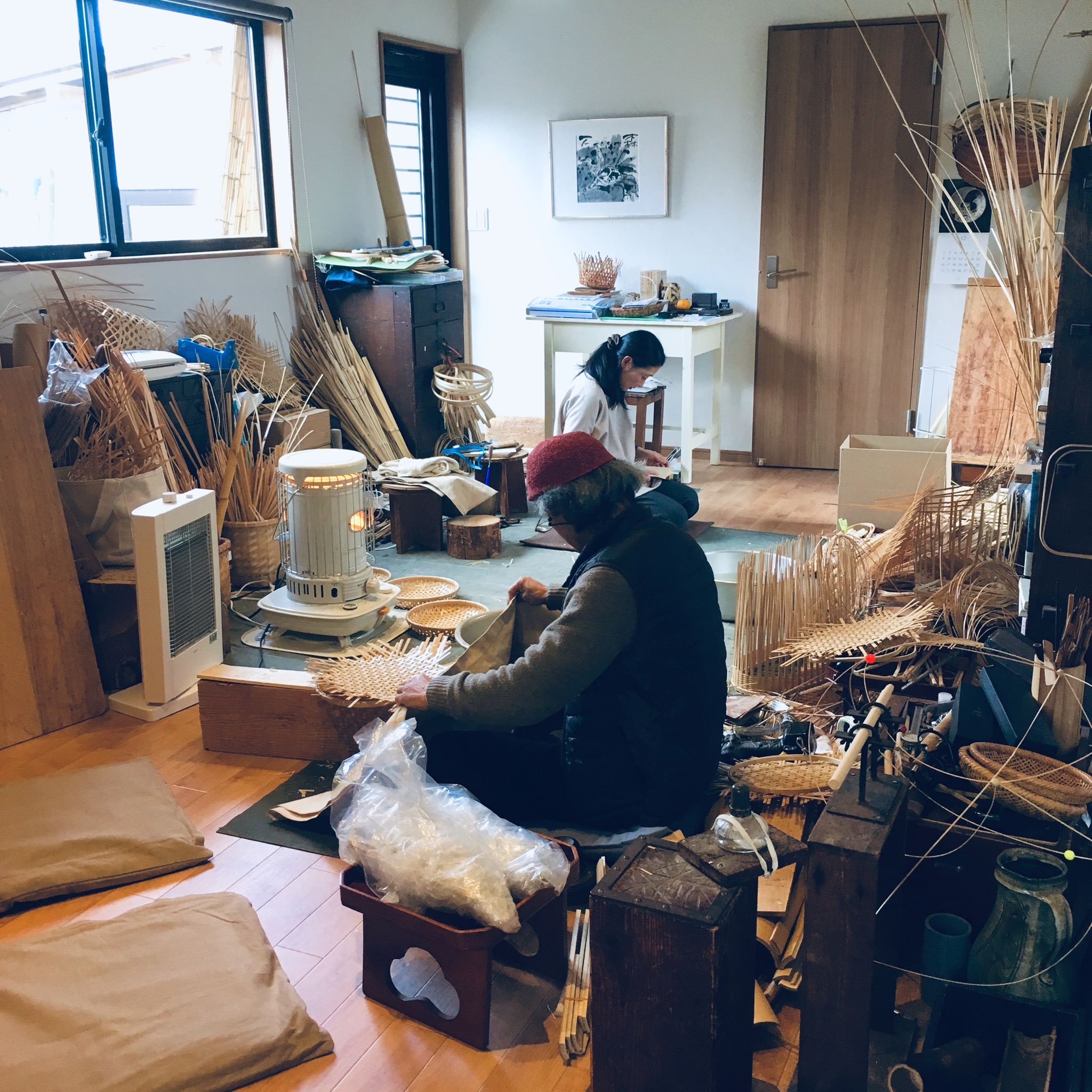 竹細工職人 高見八州洋さん