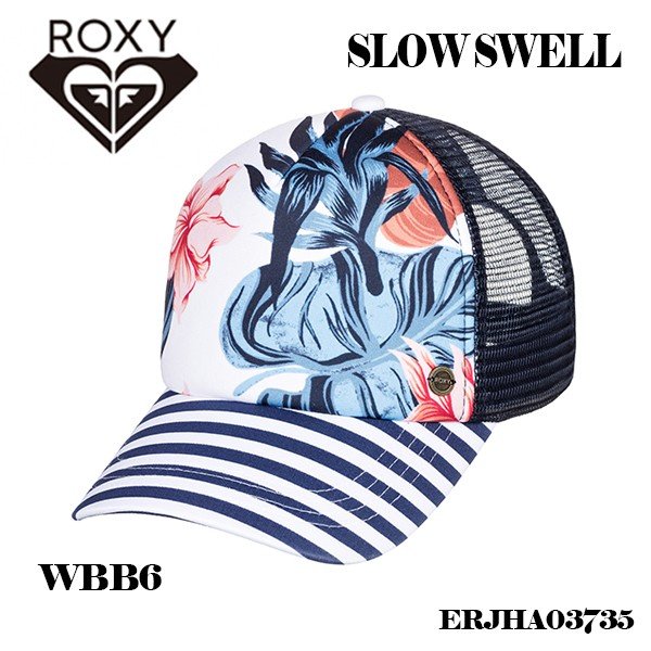 リゾート気分が漂うフロントパネルのプリントを施したROXY新作キャップ🌈ＢＥＡＣＨＤＡＹＳ