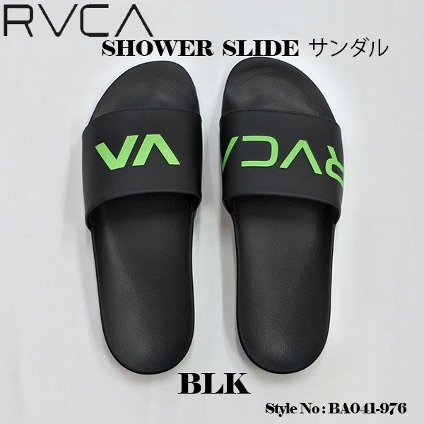 RVCAロゴシャワーサンダル。絶妙なフィット感の足型フットベットとクッション入り🌈ＢＥＡＣＨＤＡＹ