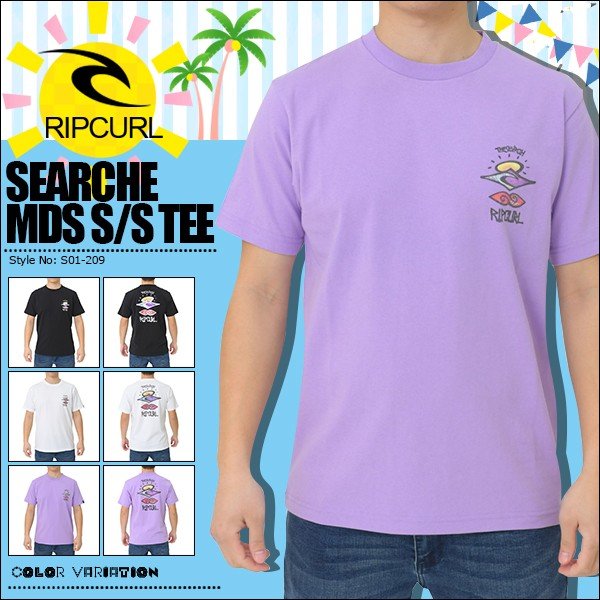 人気サーフブランドRIPCURLのシーンを選ばず着られる新作メンズＴシャツ🌈ＢＥＡＣＨＤＡＹＳ