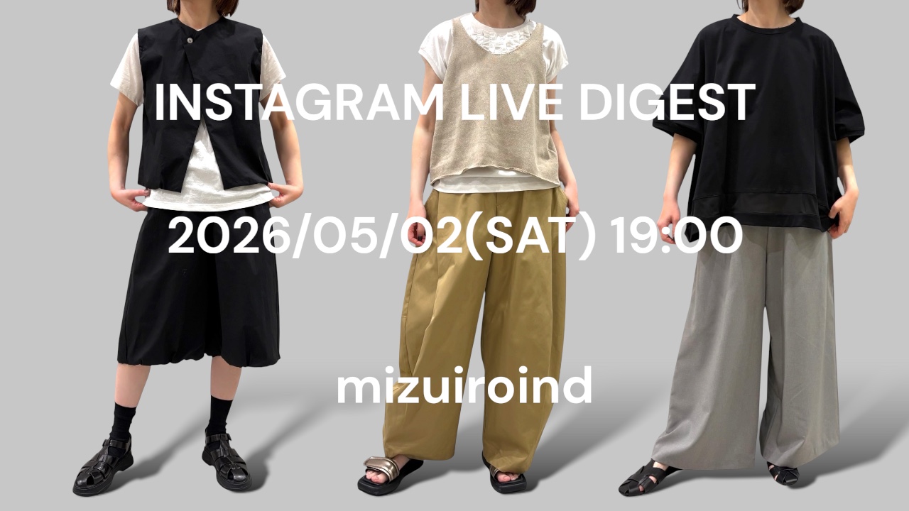 INSTAGRAM LIVE DIGEST 2026/05/02をYouTubeにアップしました