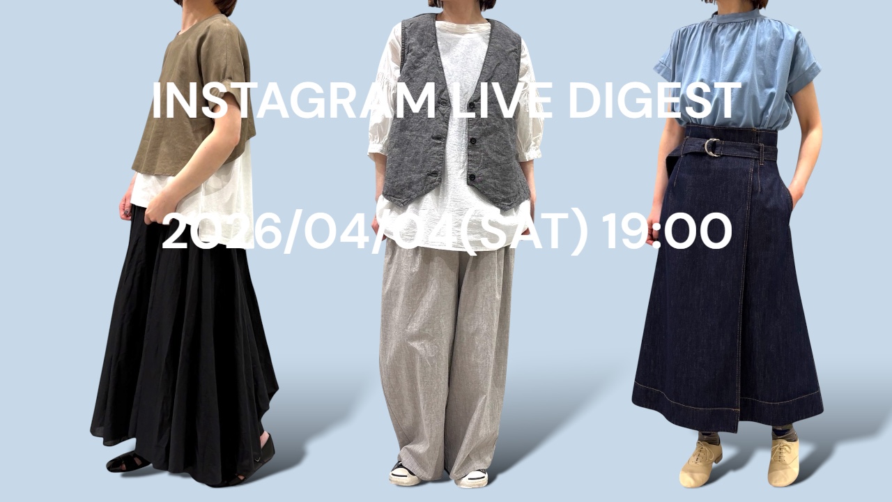 INSTAGRAM LIVE DIGEST 2026/04/04 をYouTubeにアップしました