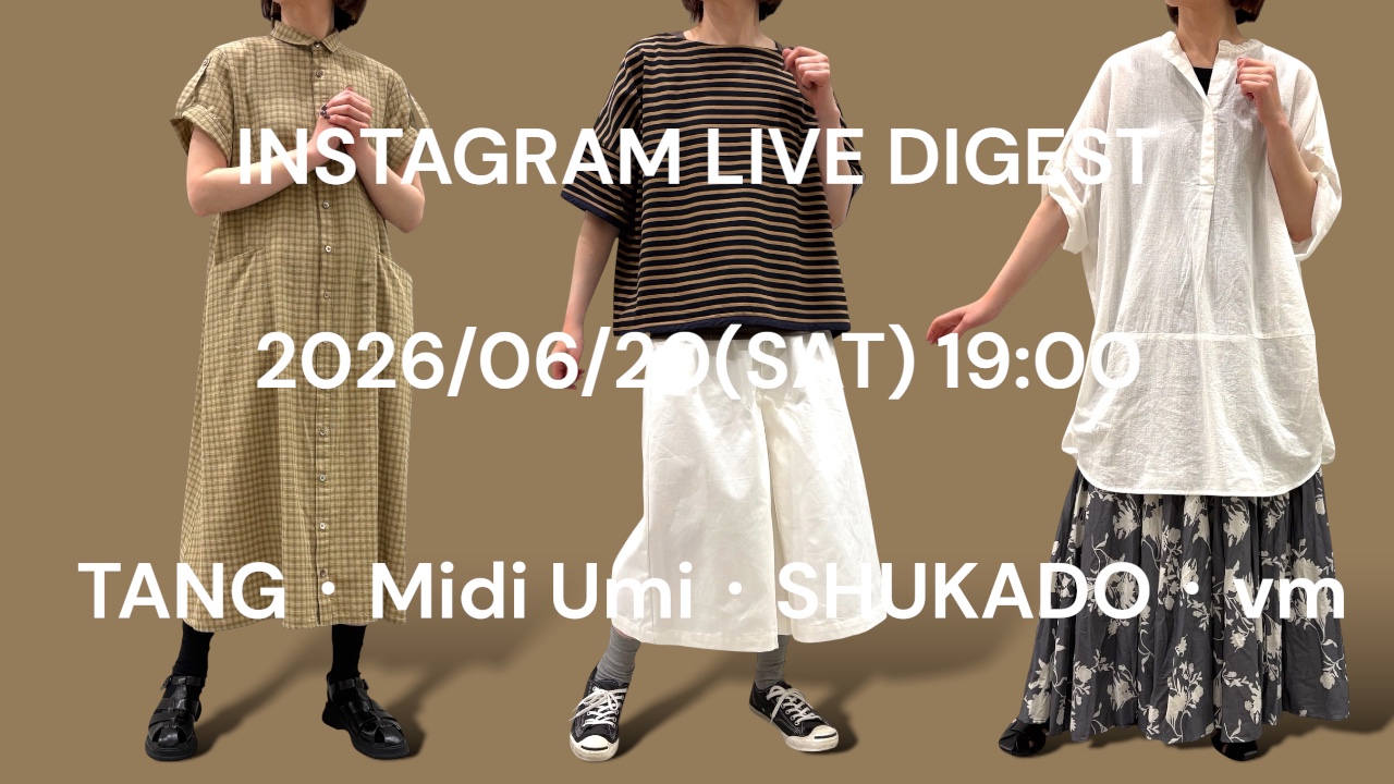 INSTAGRAM LIVE DIGEST 2026/06/20をYouTubeにアップしました