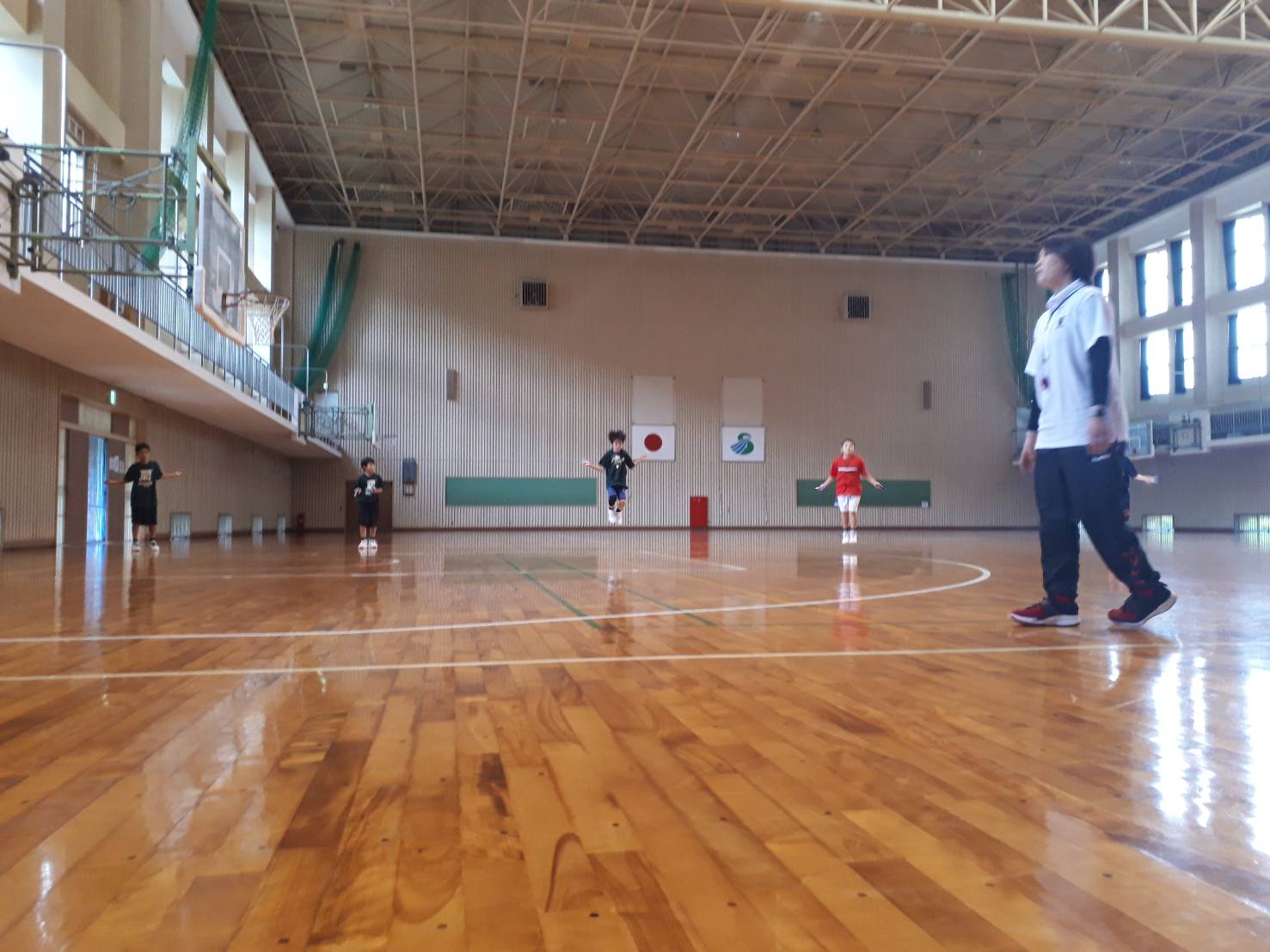 【本日は川内校のバスケットボール教室DAYです。】