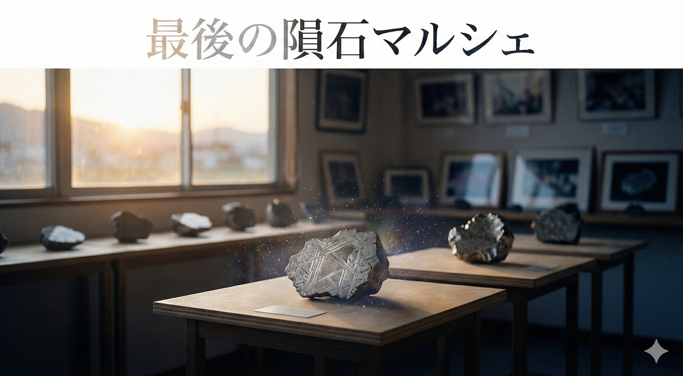 【3月8日(日)開催】最後の隕石マルシェ