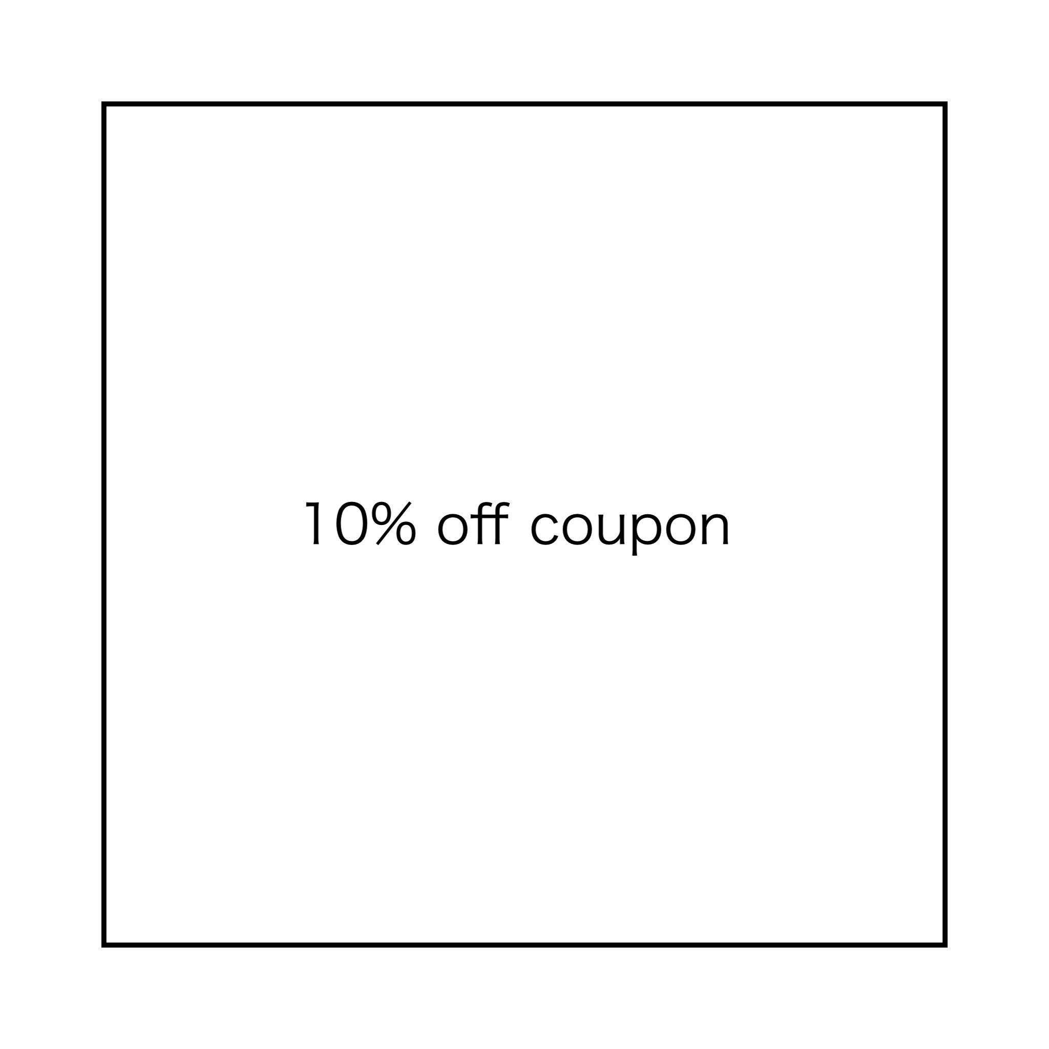 10% off coupon