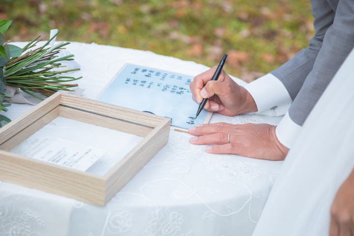 少人数だからこそ、この結婚証明書！　Wプランナー企画アイテム