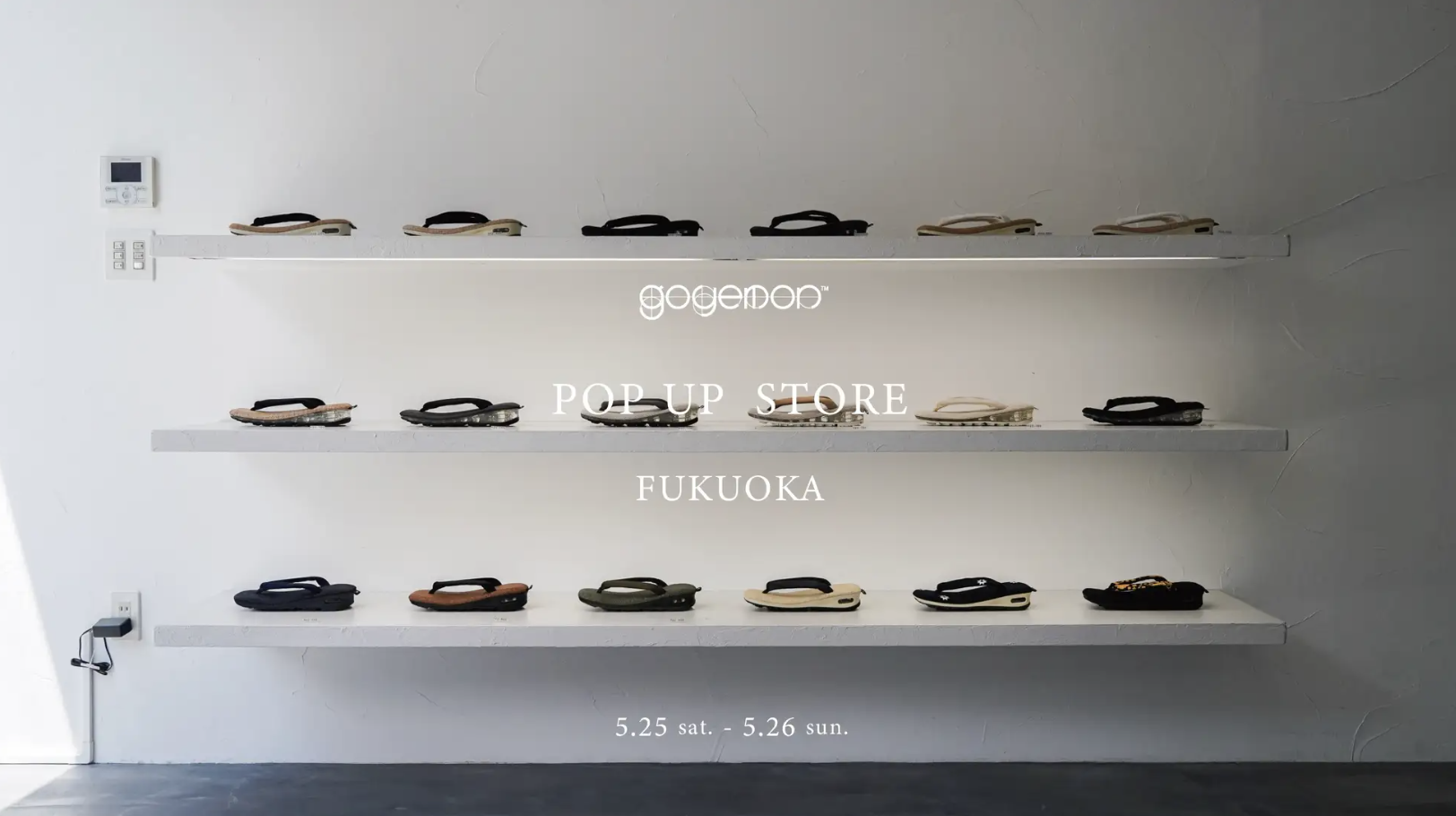 【5/23-24】goyemon POP-UP FUKUOKA